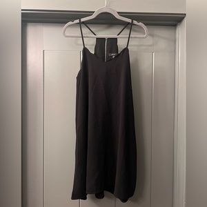 Black, spaghetti strap sundress